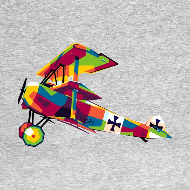 Fokker Triplane by wpaprint